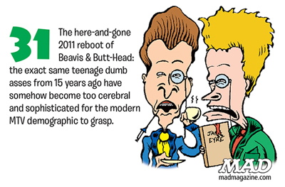 Peter Bagge Hates on Beavis and Butthead in new MAD Magazine