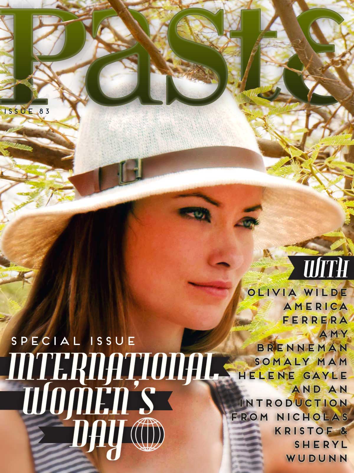 Olivia Wilde on the Cover of PASTE.COM Special Issue