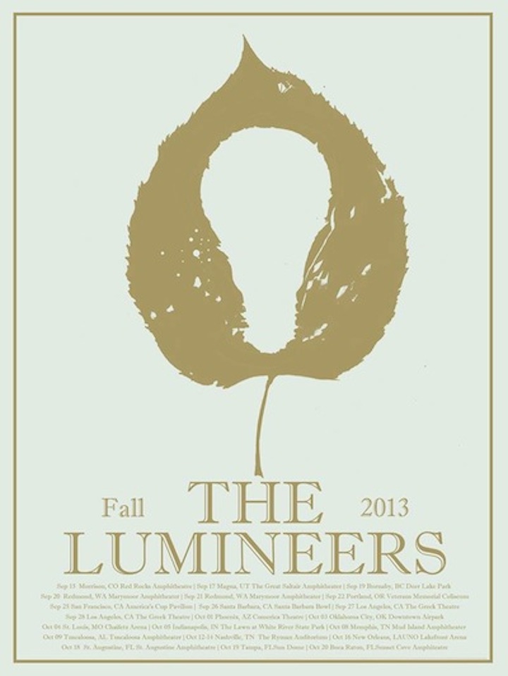 The Lumineers Announce Fall Tour