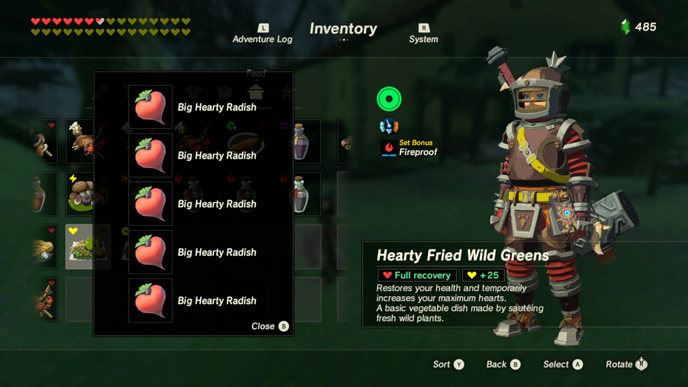 breath of the wild maximum heart containers