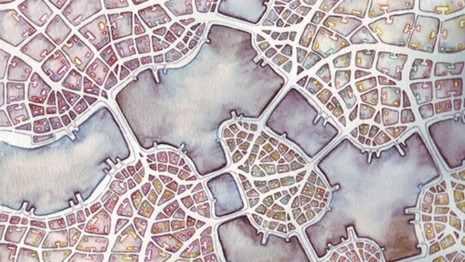 8 Artists Who Combine Cartography And Art :: Travel :: Galleries :: Paste