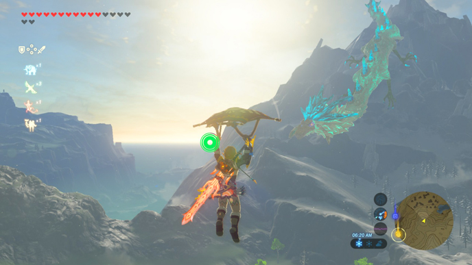 Zelda Breath of the Wild Dragon Locations, Item Drops