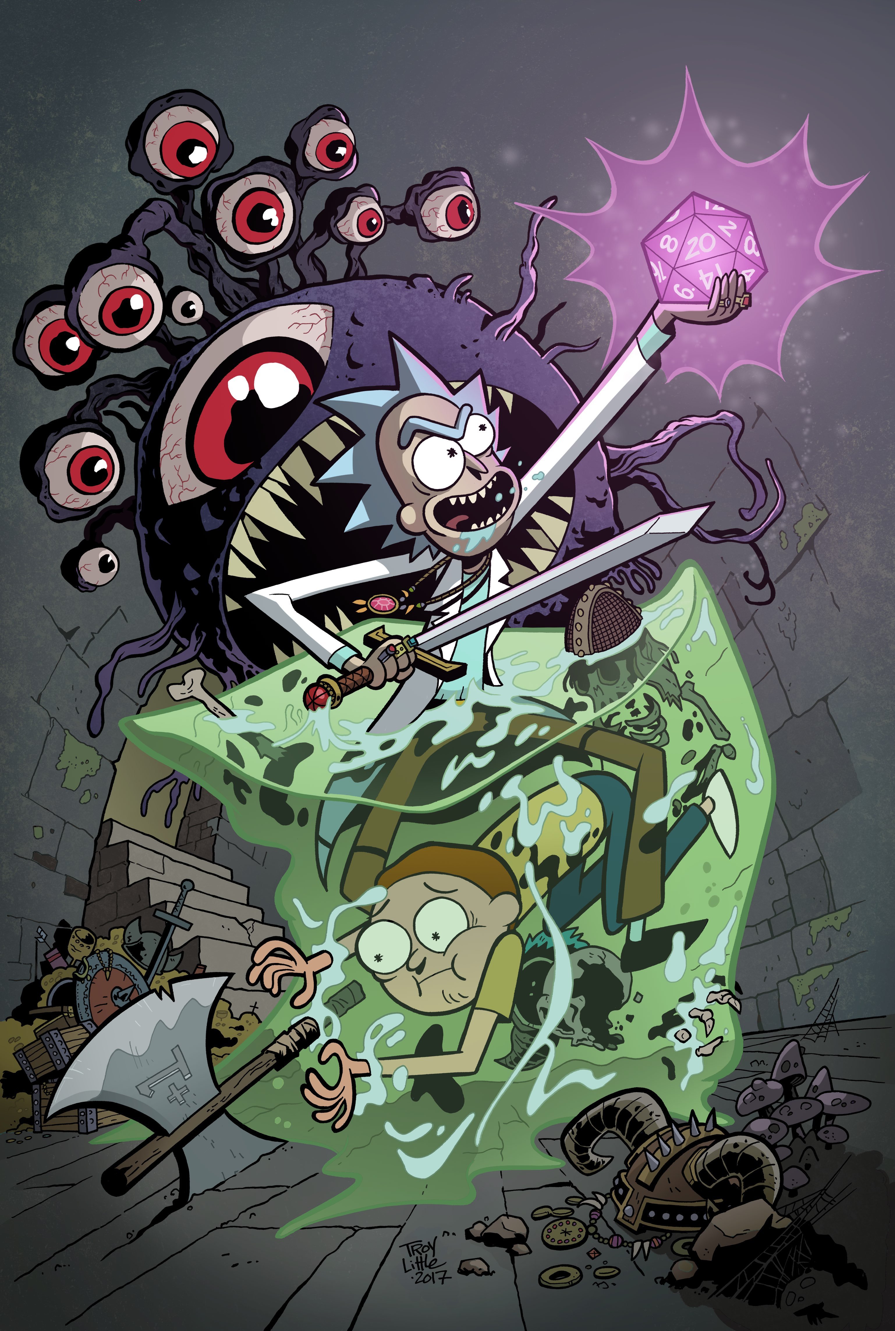 Rick And Morty Meets Dungeons And Dragons In New Crossover Comic From Oni 8223