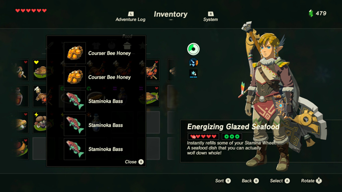 breath of the wild can you get max hearts and stamina