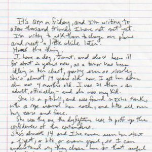 Fiona Apple Pens Heartfelt Letter to Fans Announcing Cancellation of Tour Due to Ailing Dog
