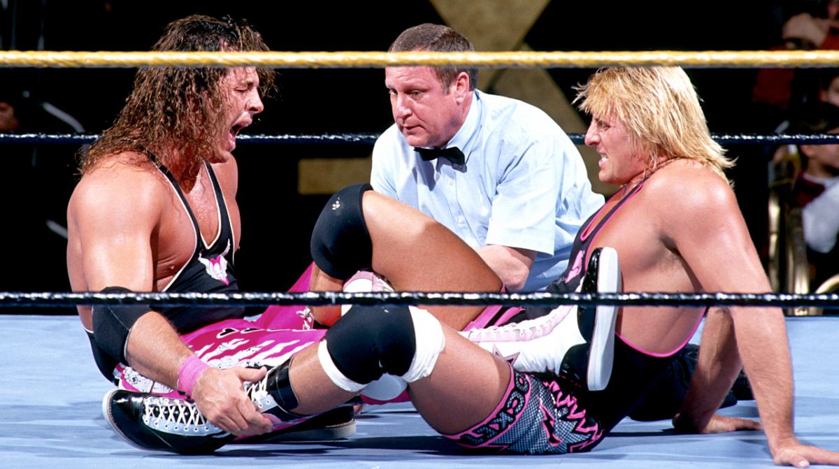 Image result for bret hart vs owen hart