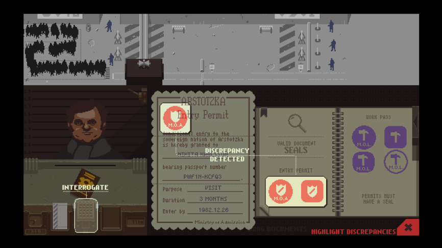 Papers, Please PC Game - Free Download Full Version