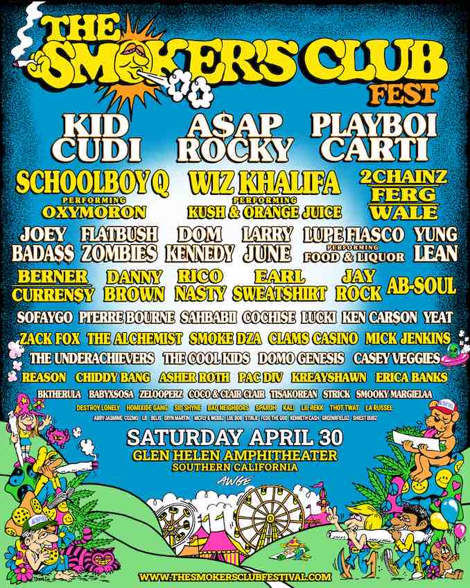 The Smokers Club Festival Announces Their Nostalgic 2022 Lineup Paste