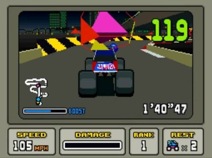 Stunt Race FX, Super Nintendo