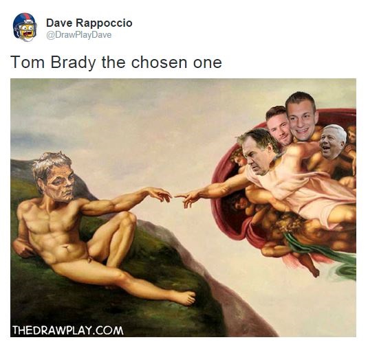 tom Brady sketch Michelangelo adam meme imgur