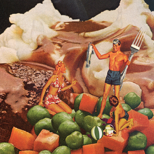 Our Favorite Vintage Cookbook Collage Artwork :: Food :: Galleries :: Paste