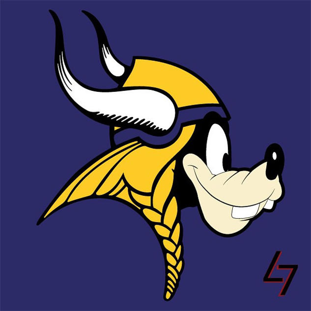 Nfl Logos Get A Magical Redesign With The Help Of Disney Characters Design Galleries Paste 