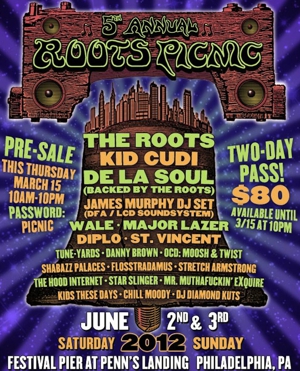 The Roots Announce 5th Annual Roots Picnic in Philadelphia