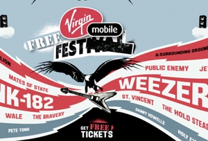 Weezer, Blink 182 Headlining This Year's (Free!) Virgin Mobile Festival