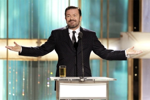 Ricky Gervais to Host Golden Globes Again?