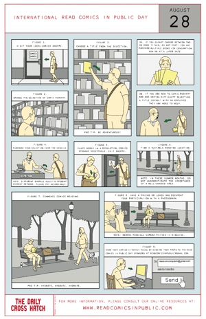Celebrate International Read Comics in Public Day Tomorrow