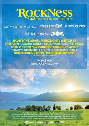 Mumford & Sons to Headline RockNess Music Festival