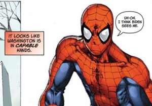 Barack Obama guest-stars in Spider-Man issue #389