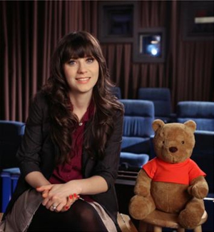 Zooey Deschanel to Play On <em>Winnie the Pooh</em> Soundtrack