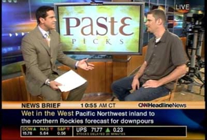 Paste Secures Weekly Spot on CNN Headline News