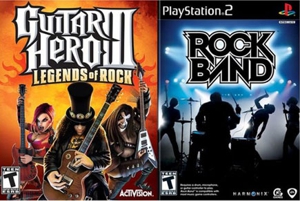 <em>Guitar Hero III</em> and <em>Rock Band</em> face off in marketplace