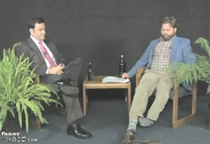 Zach Galifianakis and Kimmel chat on <em>Between Two Ferns</em>