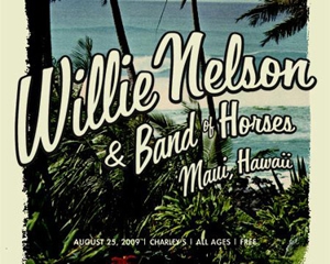 Willie Nelson and Band of Horses Head to Hawaii for MySpace Secret Show Tomorrow
