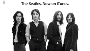 Apple: "The Beatles. Now on iTunes."