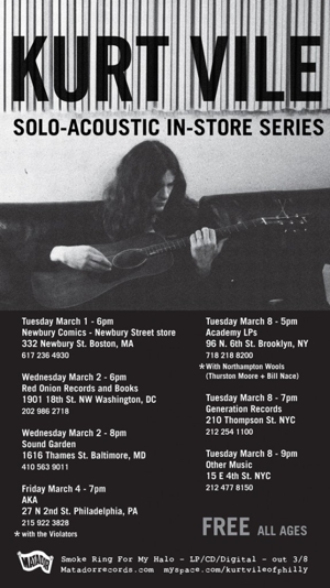Kurt Vile Announces In-Store Tour, J Mascis Support Dates
