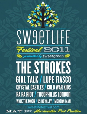 The Strokes to Headline Sweetlife Festival