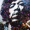 Jimi Hendrix Portrait Made of 5000 Guitar Picks