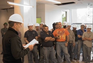 Bill Murray Reading Poetry to Construction Workers