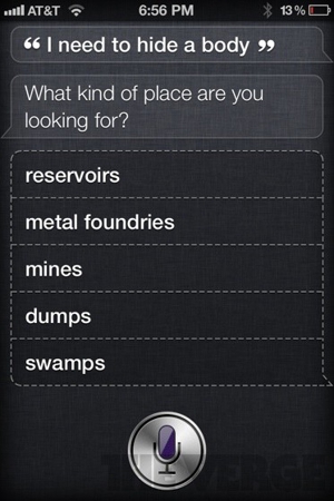 Awesome of the Day: Shit That Siri Says