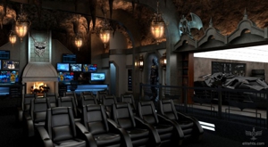 A Home Theater Modeled After the Batcave