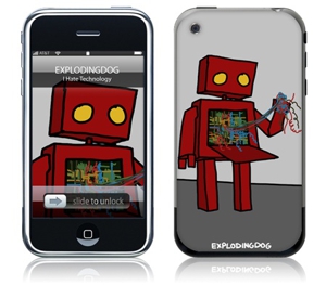 "I Hate Technology" MusicSkin (Awesome of the Day)