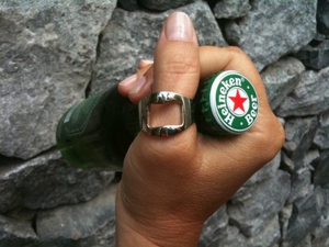 Flashy and Functional: The Bottle-Opener Ring