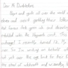 12-Year-Old Addresses His Grievances to Dumbledore