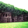 Artist Patrick Dougherty Creates Living Tree Houses