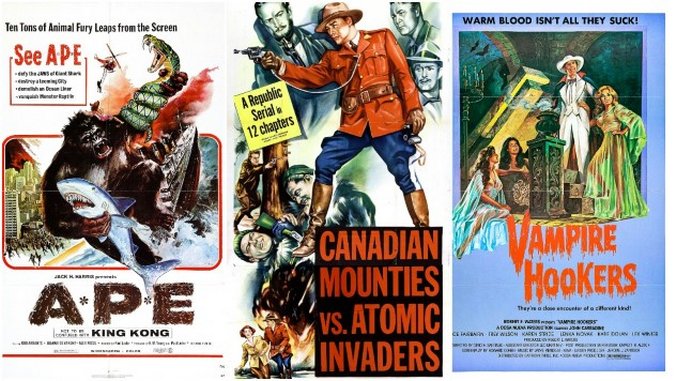 100 of the Best B-Movie Posters from <i>The Art of the B-Movie Poster!</i>