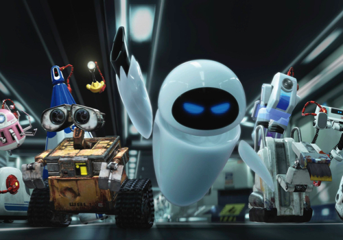 Famous robots in store movies