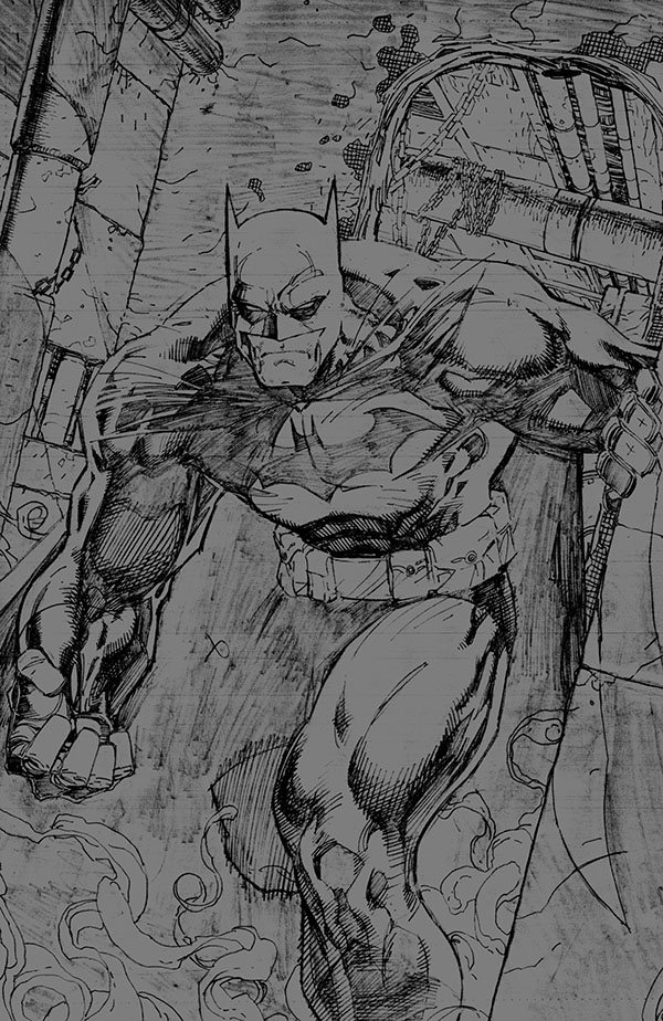 batman new 52 jim lee sketch