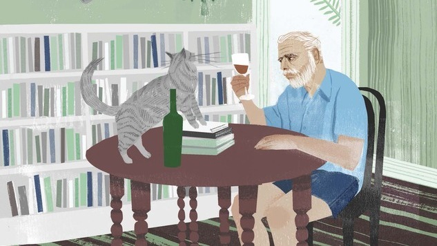 Sam Kalda Illustrates 30 Feline-Loving Icons in His Book, <i>Of Men and Cats</i>
