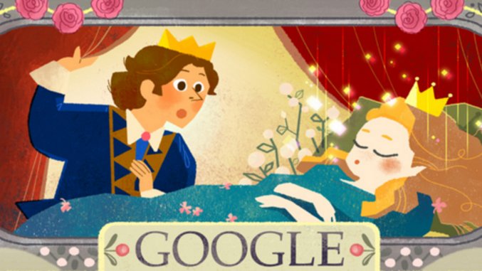 Fairy Tale Google Doodles Celebrate Charles Perrault's Birthday