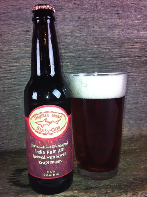 Dogfish Head Sixty-One Review: An IPA with Syrah Must