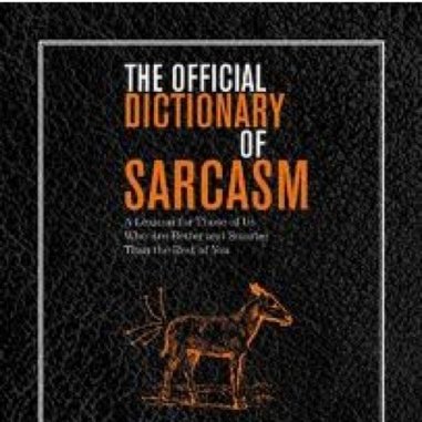 <i>The Official Dictionary of Sarcasm: A Lexicon for Those of Us Who are Better and Smarter than the Rest of You</i> by James Napoli