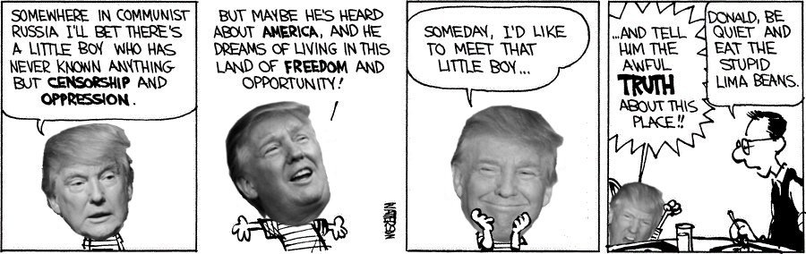 Trump Is Calvin in Donald and Hobbes - Paste Magazine