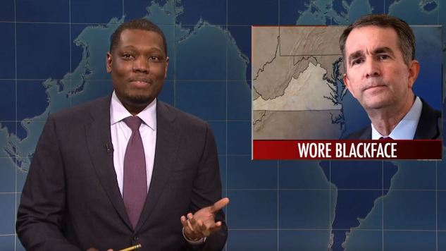 <i>SNL</i>'s Weekend Update Looks at Virginia's Blackface Problem