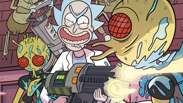 Oni Press's <i>Rick and Morty</i> Comics Bust Out the Connecting Covers to Celebrate 50 Issues