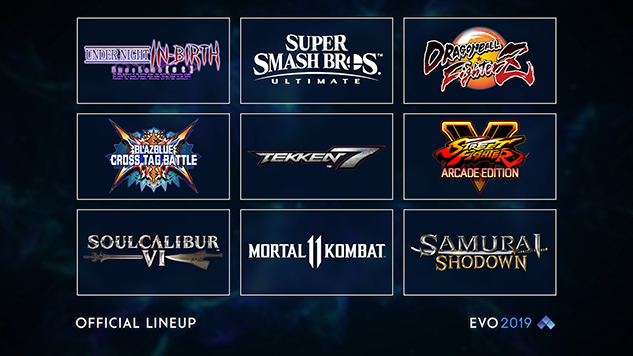 EVO 2019 Kicks off with Games Lineup Announcement