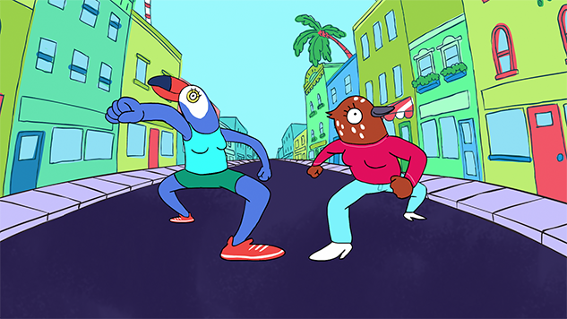 Get a First Look at <i>Tuca & Bertie</i>, Netflix's New Animated Comedy Starring Tiffany Haddish and Ali Wong